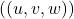 Rendered by QuickLaTeX.com ( (u, v, w) )