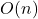 Rendered by QuickLaTeX.com O(n)